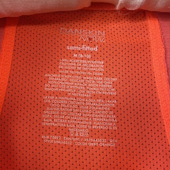 DANSKIN NOW SEMI-FITTED LONG SLEEVE TOP - Picture 4 of 10